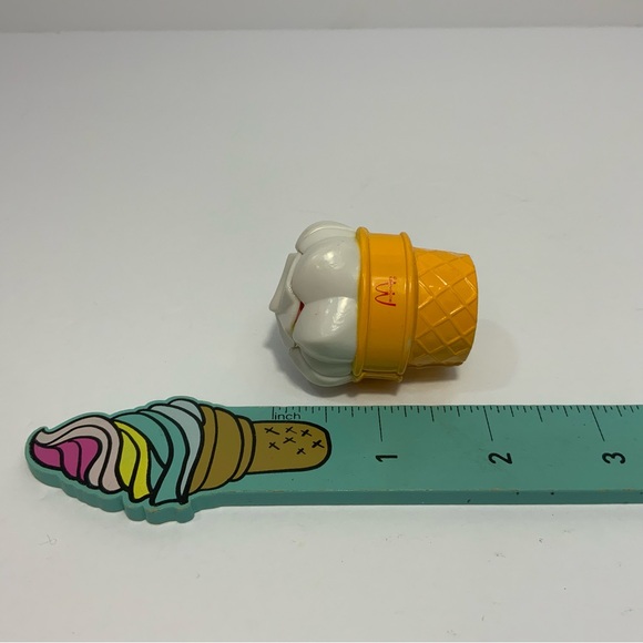 Vintage 1988 McDonalds Changeables Robot Turbo Cone Ice Cream Happy Meal Toy - Picture 6 of 6